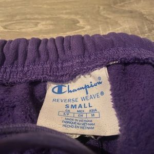 Purple Champion Sweatpants